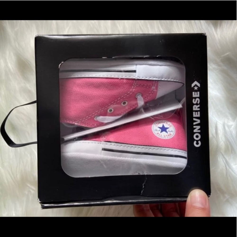 Converse baby infant shoes pink
